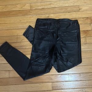 Alala Black Leather Leggings